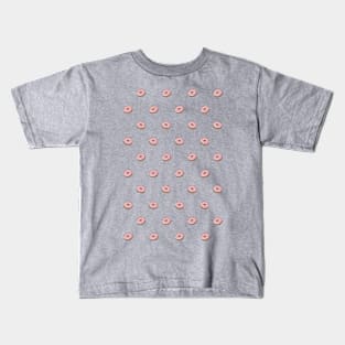 Glazed Donut with Sprinkles Pattern Kids T-Shirt